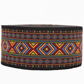 Galon oriental Brodé Jacquard multi couleurs