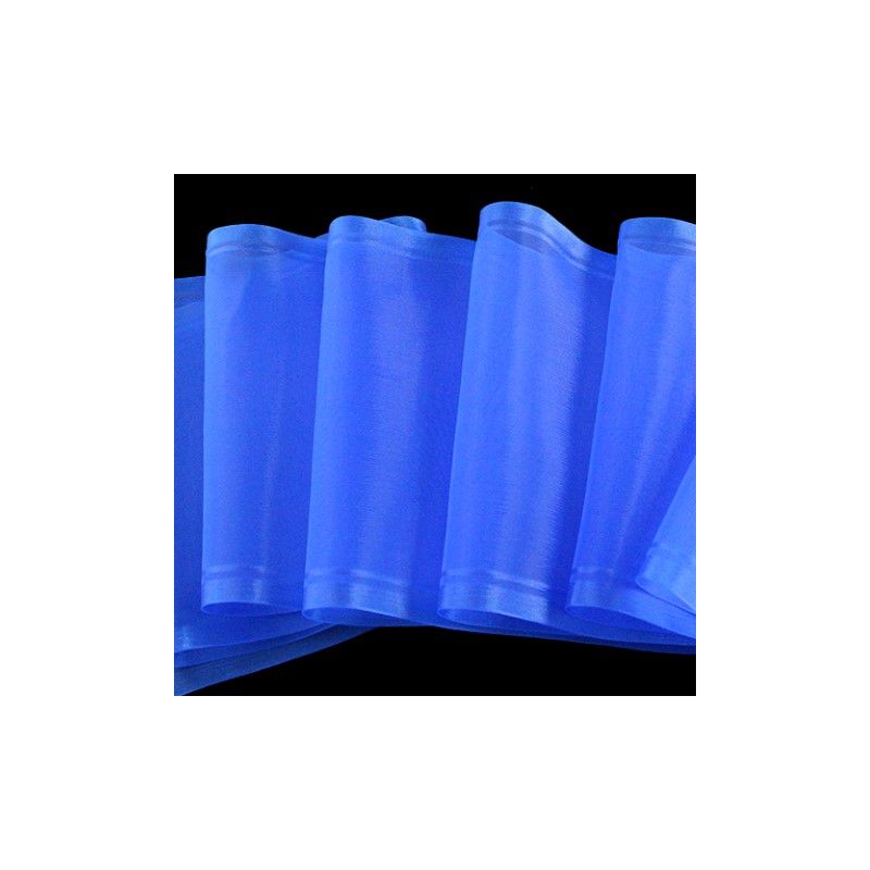 Ruban nylon bleu avec bordure [12.2cm]