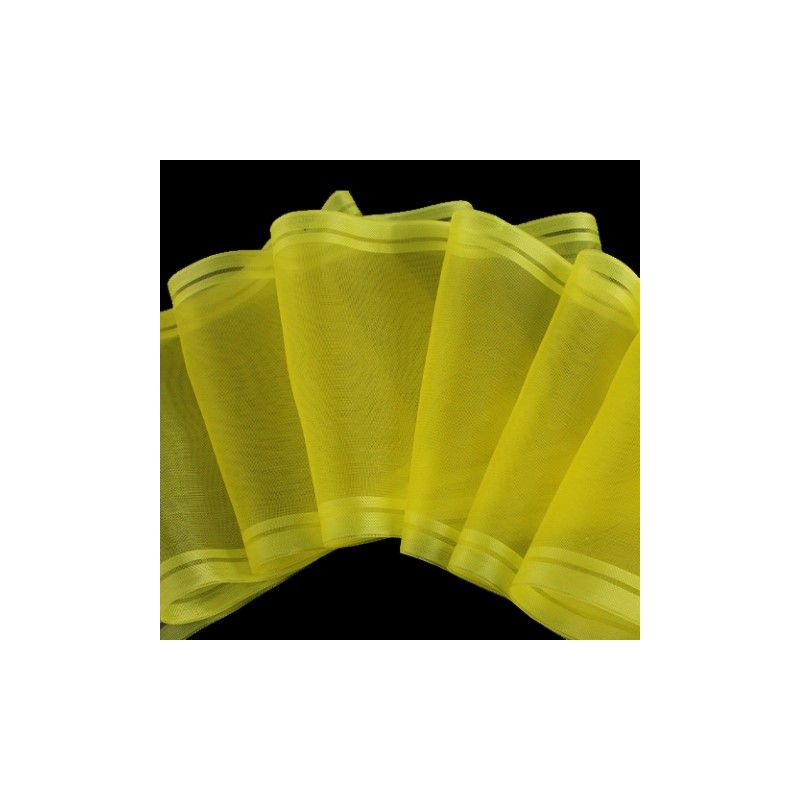 Ruban nylon jaune avec bordure [10.50cm]