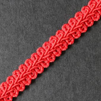 Galon de passementerie *** rouge*** largeur 12mm