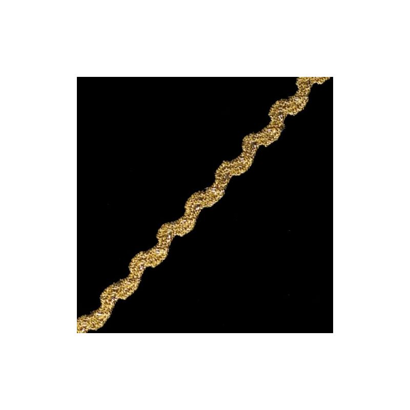Ruban croquet lurex doré [5mm]