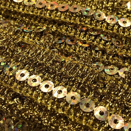 Broche Vintage Georges Rech Paris - Modèle Passementeries Doré, Signé 1990