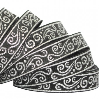 Galon Brodé Jacquard [22mm]...